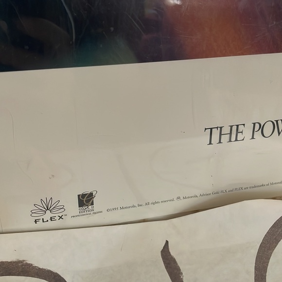 1995 Vintage Motorola Pager Poster in a frame Nineties Tech Gear - Picture 5 of 5